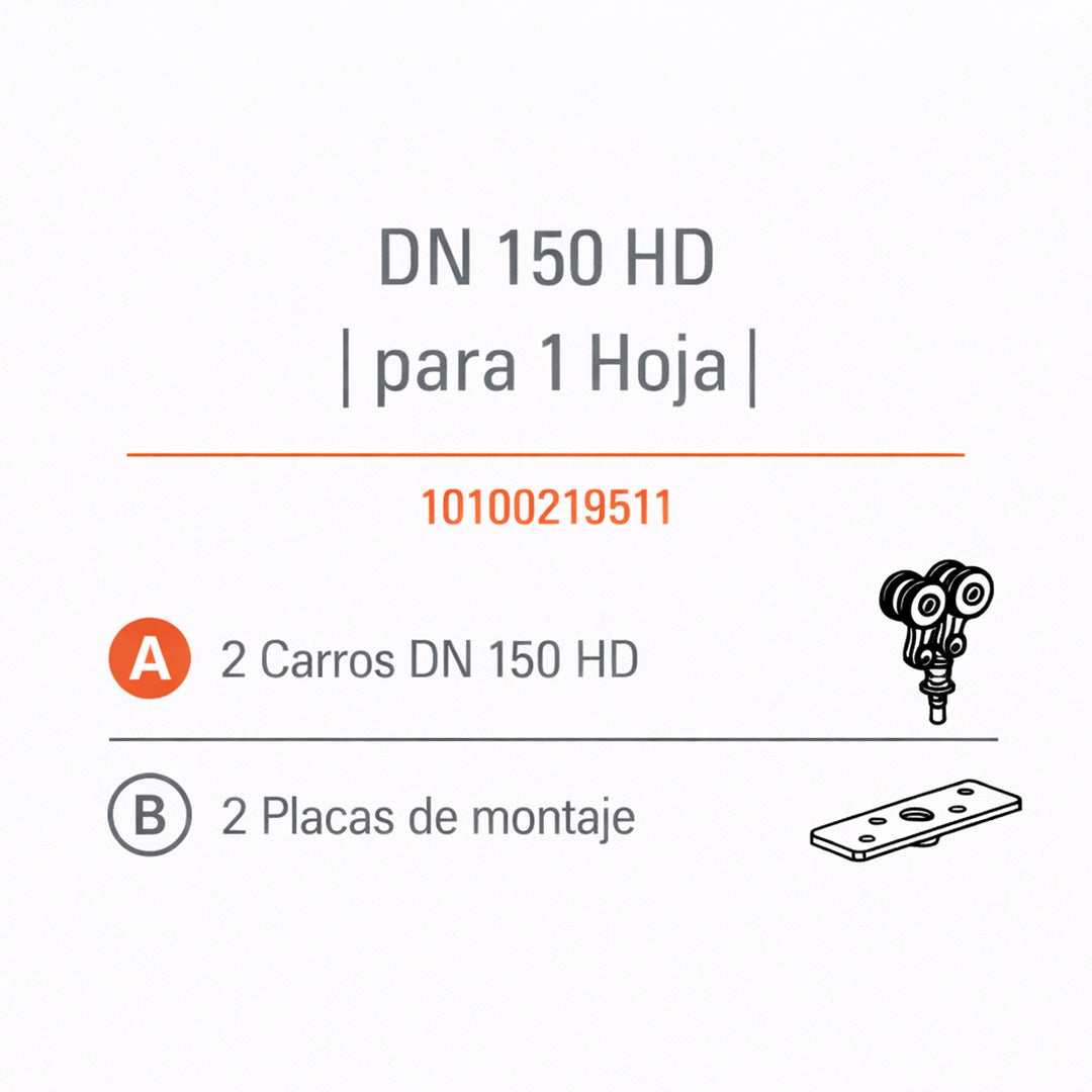 COMPONENTES DN-150-HD-DUCASSE INDUSTRIAL EXCELSIOR PERU 10100219511 GARRUCHA