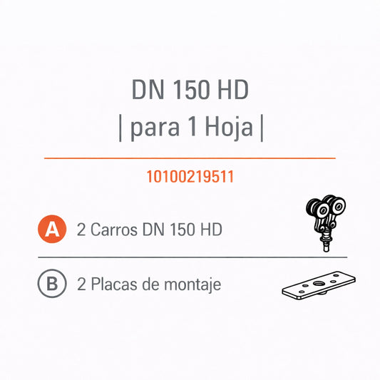 COMPONENTES DN-150-HD-DUCASSE INDUSTRIAL EXCELSIOR PERU 10100219511 GARRUCHA