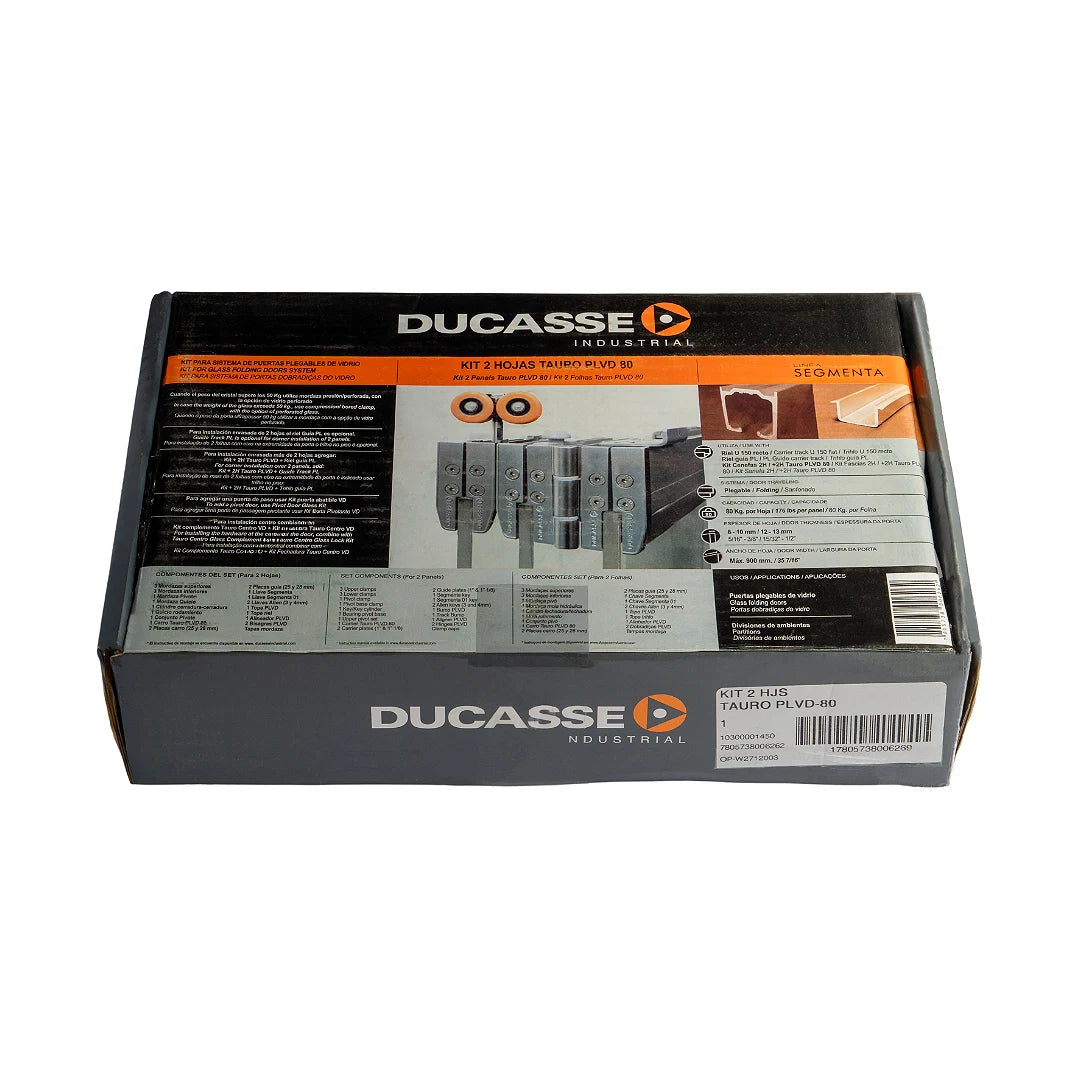 Set de Kits Sistema Plegable Ducasse Tauro PLVD 80 -Configuración para 3 metros