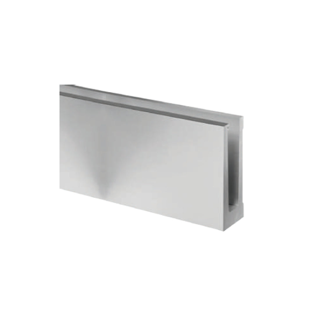 PERFIL DE ALUMINIO BARANDA SISTEMA GLASSRAIL OLIMPIA HARDWARE ASSA ABLOY GR6904