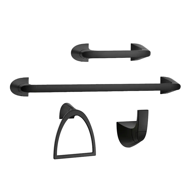 Juego de Accesorios para Baño PFISTER® KARCI BTBKA4B Negro