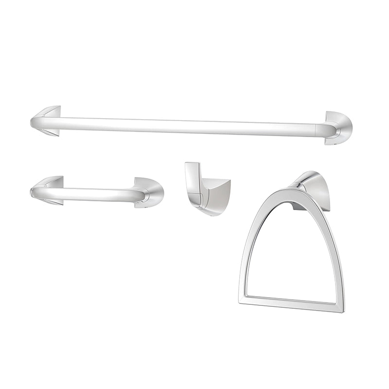 Juego de 4 Accesorios para Baño PFISTER® KARCI BTBKA4C Cromado