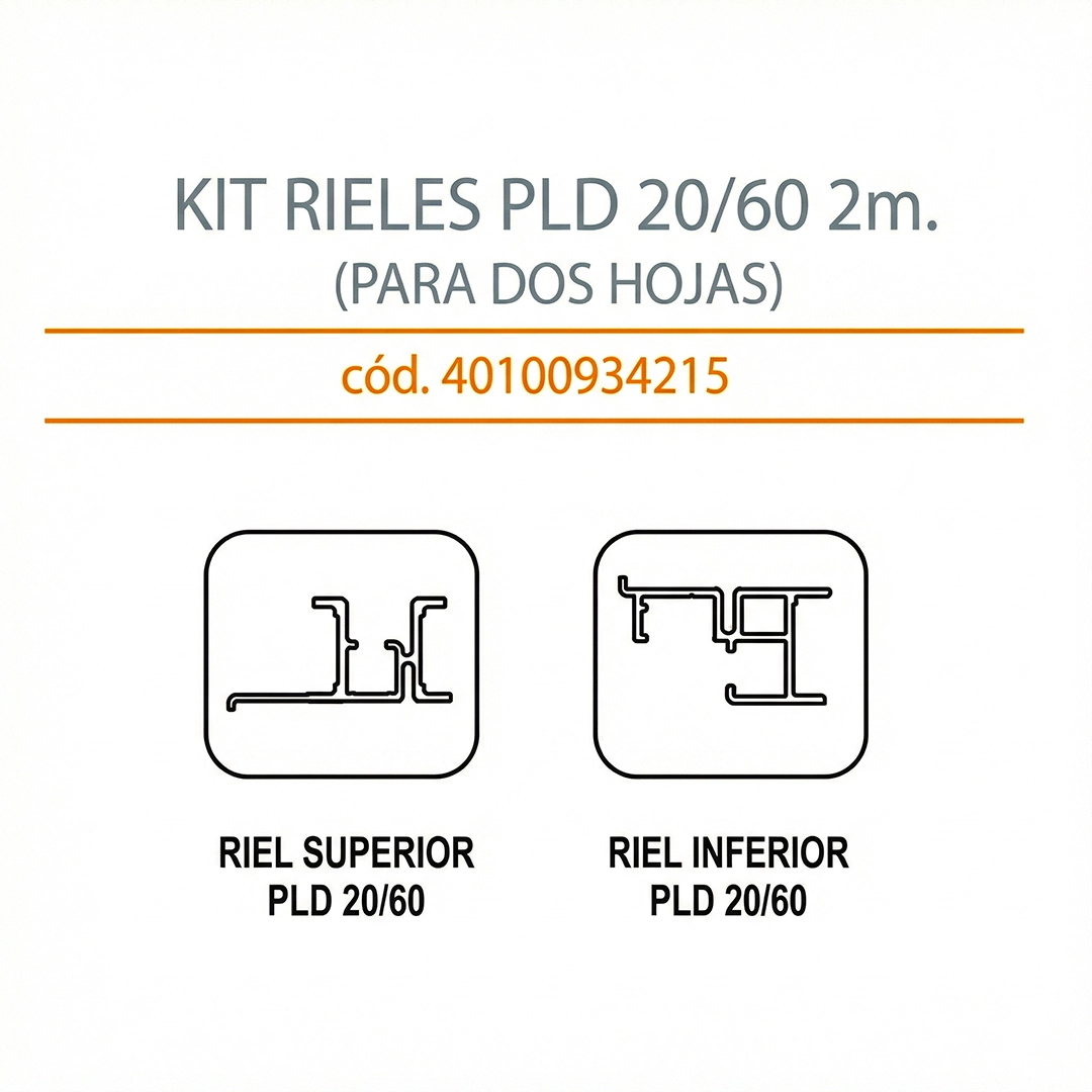 KIT RIELES PLD 20/60-DUCASSE INDUSTRIAL-40100934215-2MTS-EXCELSIOR PERU