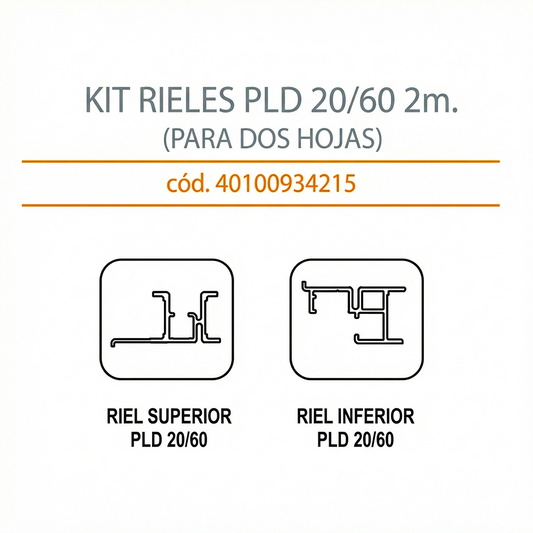 KIT RIELES PLD 20/60-DUCASSE INDUSTRIAL-40100934215-2MTS-EXCELSIOR PERU