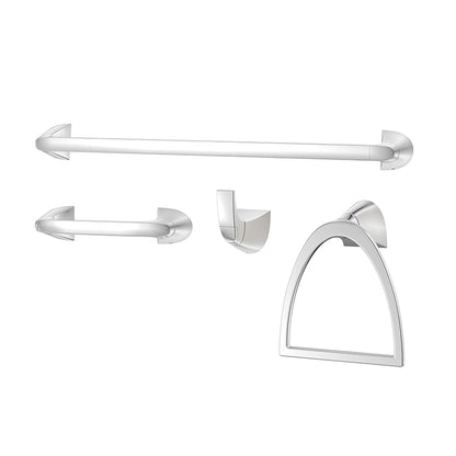 Juego de 4 Accesorios para Baño PFISTER® KARCI BTBKA4C Cromado