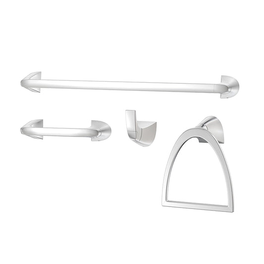 Juego de 4 Accesorios para Baño PFISTER® KARCI BTBKA4C Cromado